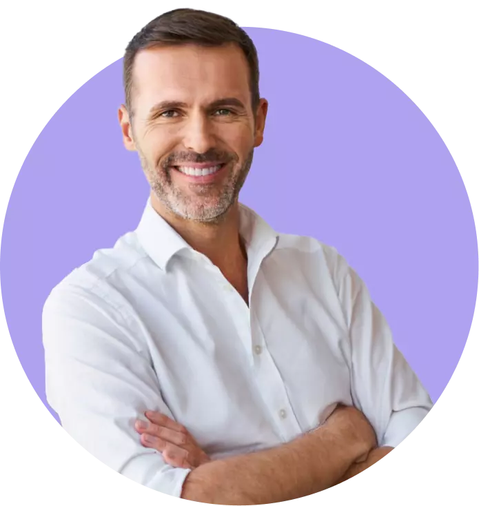 Man smiling
