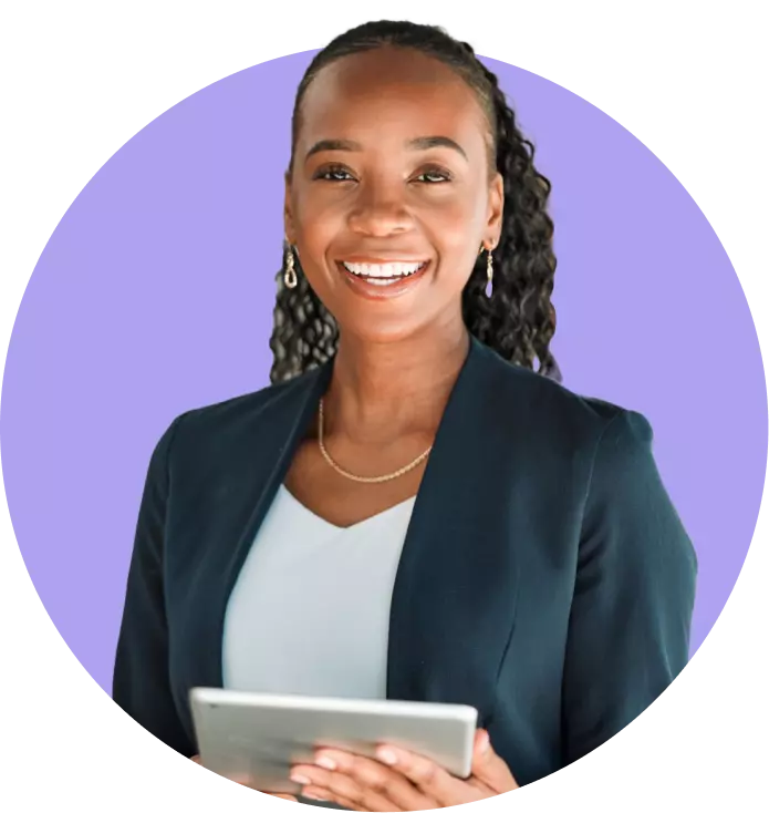 Smiling woman