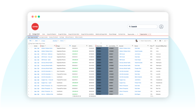 Control your Salesforce data from one place