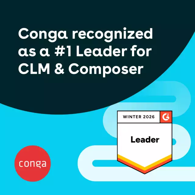 Conga G2 Winter Report Winner for CLM and Composer