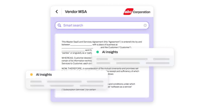 Conga Contract AI uses advanced AI to provide contractual insights and summarizations