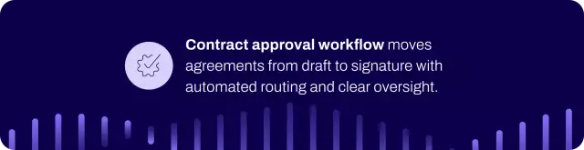Definition of contract approval workflow