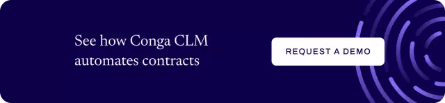 Conga CLM demo.