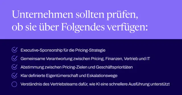 Unternehmen sollten prüfen, ob sie über Folgendes verfügen