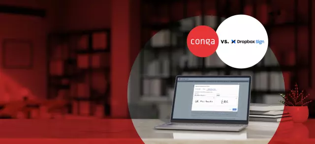 Conga Sign vs. Dropbox Sign graphic design