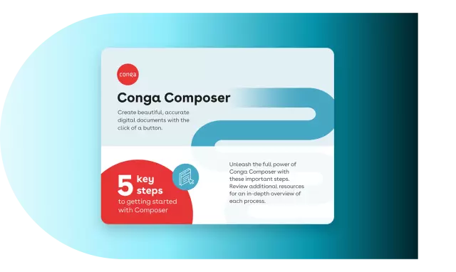Getting started with Conga Composer infographic preview