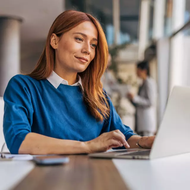 A legal professional verifying contract compliance.