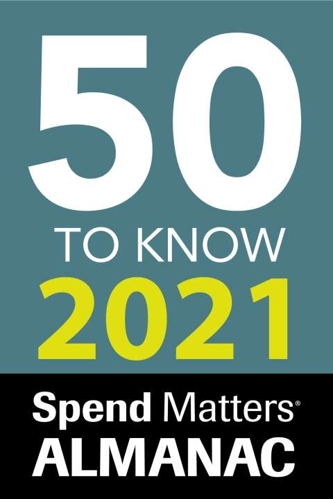 50 to Know 2021 Spend Matters Almanac award